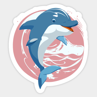 Cute Dolphins Sticker